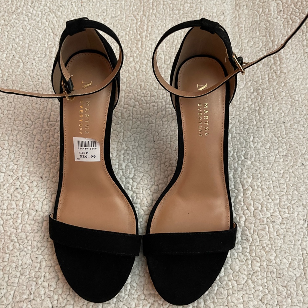 Martha Stewart Black Heels